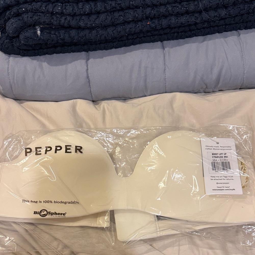 Pepper cream Boost lift up strapless bra